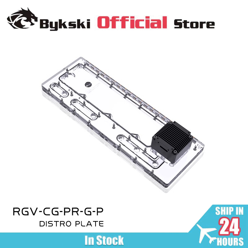 BYKSKI Acrylic Tank Use for CO - огляд і ціна Distro Plate Ddc Pump Combo