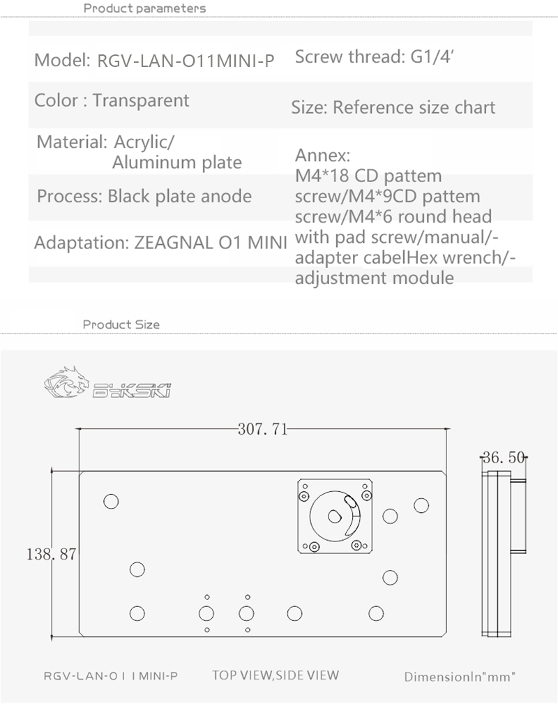BYKSKI Water Cooling System Wa - огляд і ціна Distro Plate Ddc Pump Combo