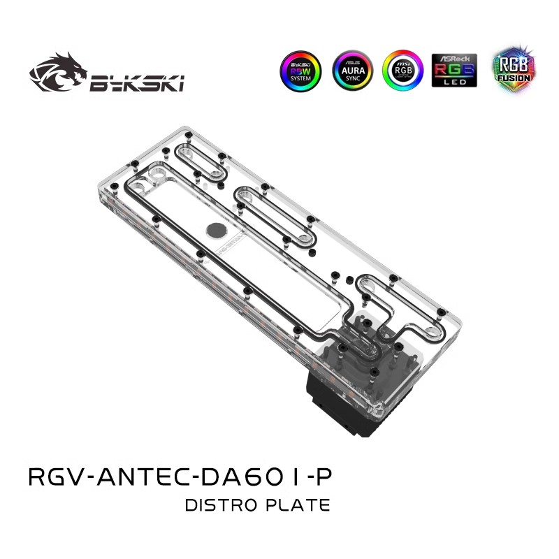 BYKSKI Acrylic Waterway Board  - огляд і ціна Distro Plate Ddc Pump Combo