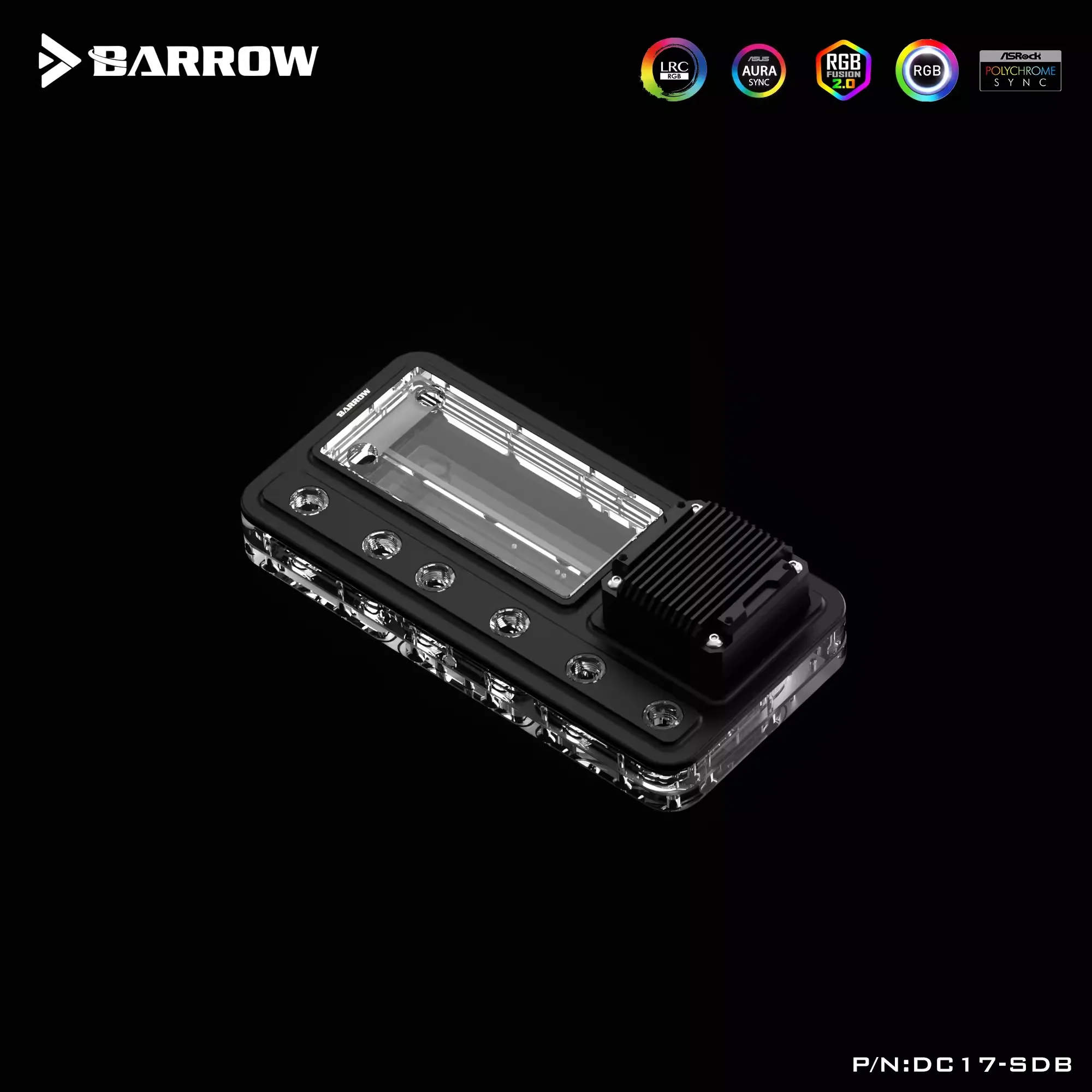 Barrow AIO Pump Reservoir Inte - огляд і ціна Integrated Pump Reservoir Distro Plate